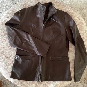 Leather Cole Haan jacket